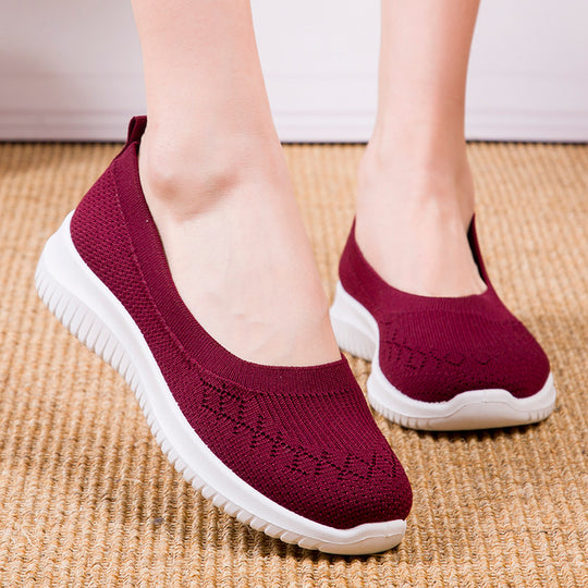 Damen Bequeme Ballerinaschuhe EB