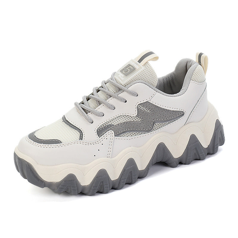 Damen Chunky Sneakers mit rutschfester Sohle und atmungsaktivem Obermaterial EB