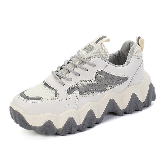 Damen Chunky Sneakers mit rutschfester Sohle und atmungsaktivem Obermaterial EB