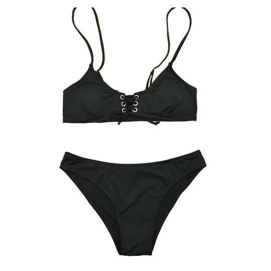 Damen Bikini mit raffiniertem Schnür-Design EB