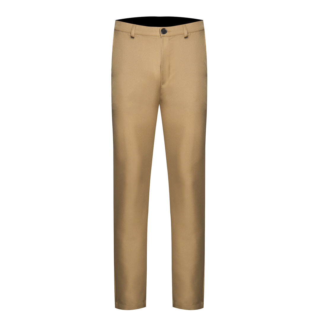 Herren elegante Chino-Hose mit schmalem Schnitt und atmungsaktivem Material EB