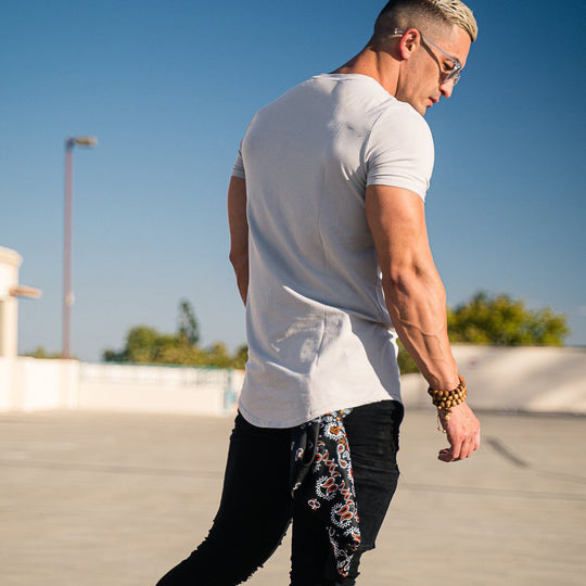 Herren Komfortables Fitness T-Shirt EB