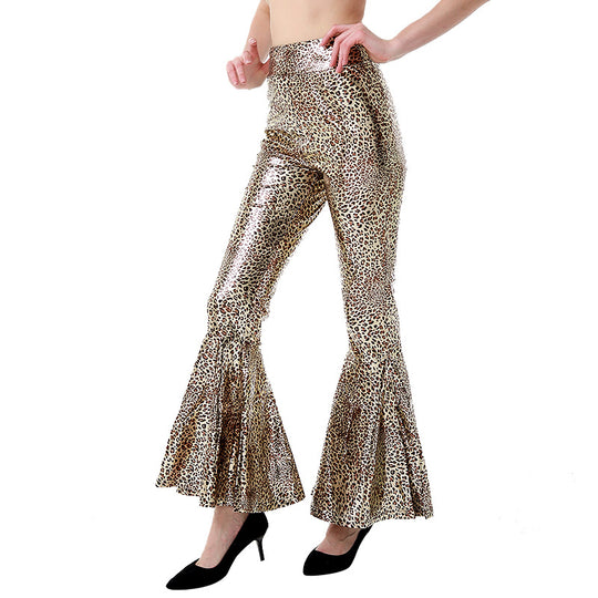 Damen Glamouröse Schlaghose EB