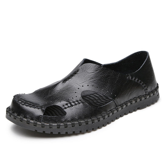Damen Komfortable Slip-On Sandalen mit atmungsaktiver Oberseite EB