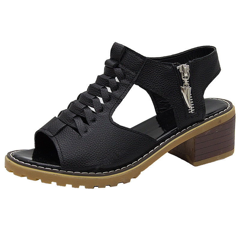 Damen offene Riemchen-Clogs mit bequemem Fußbett und rutschfester Sohle EB