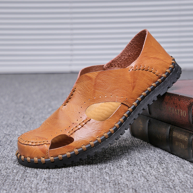 Damen Komfortable Slip-On Sandalen mit atmungsaktiver Oberseite EB