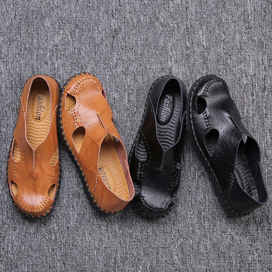 Damen Komfortable Slip-On Sandalen mit atmungsaktiver Oberseite EB