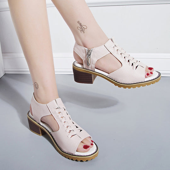 Damen offene Riemchen-Clogs mit bequemem Fußbett und rutschfester Sohle EB