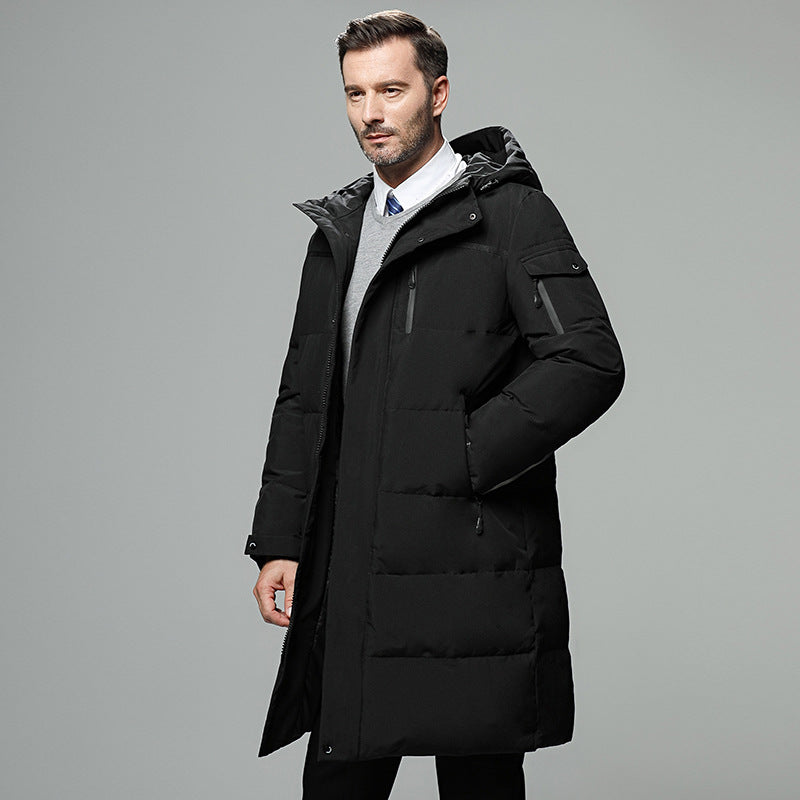 EB | Gefütterte Herrenjacke mit abnehmbarer Kapuze