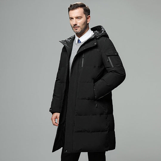 EB | Gefütterte Herrenjacke mit abnehmbarer Kapuze