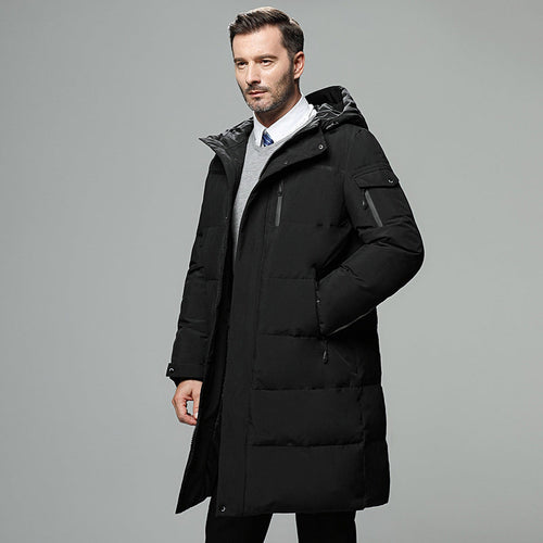 EB | Gefütterte Herrenjacke mit abnehmbarer Kapuze