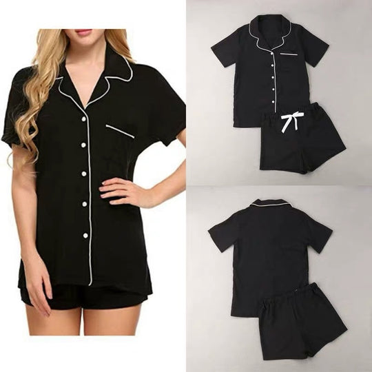 Damen Schlafanzug-Set mit Punkten und komfortablem Schnitt EB