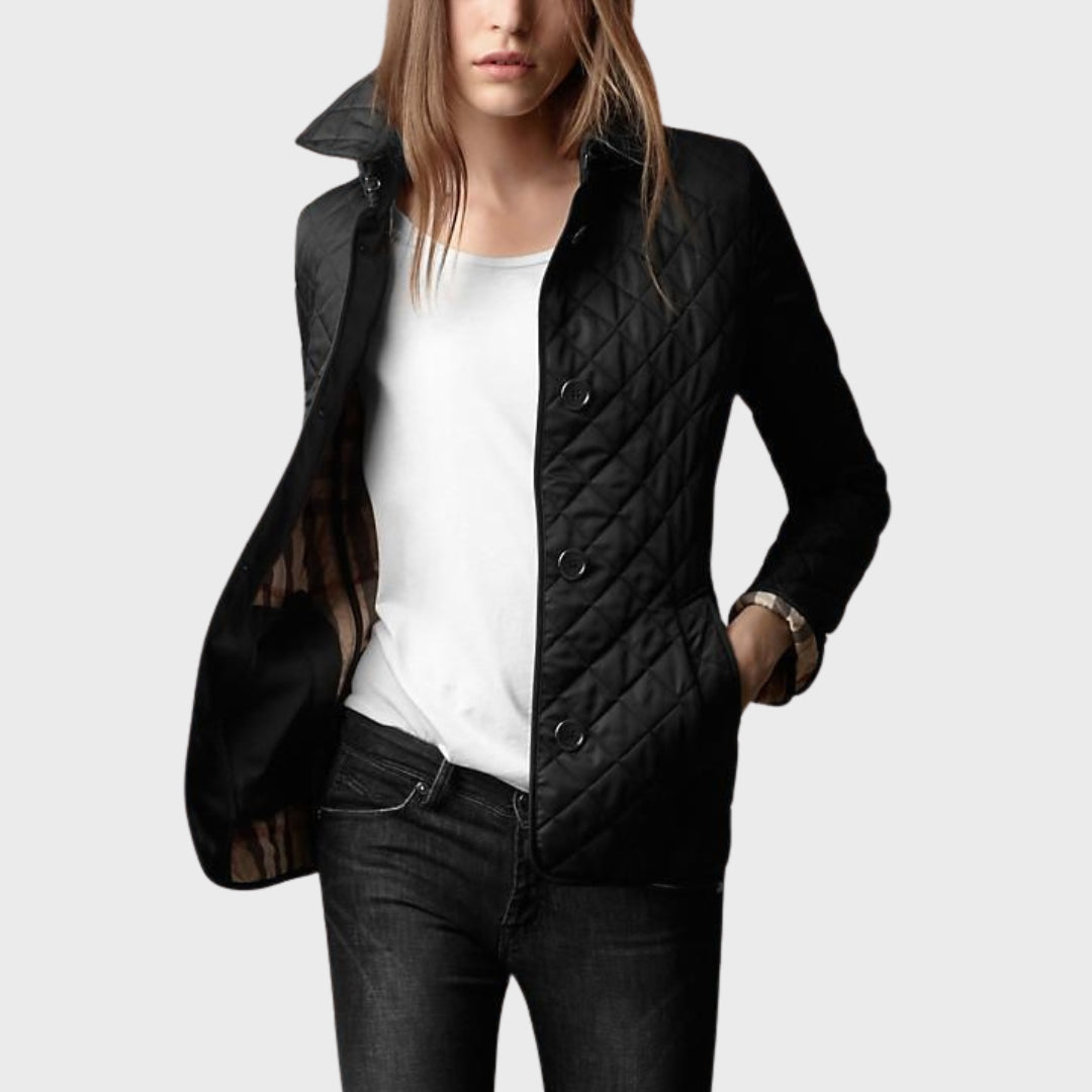 EB | Casual Steppjacke mit umgeschlagenem Kragen