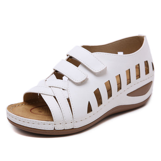 Damen Komfortsandalen mit atmungsaktivem Netzdesign und verstellbaren Riemen EB