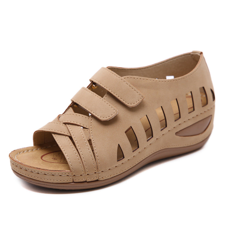 Damen Komfortsandalen mit atmungsaktivem Netzdesign und verstellbaren Riemen EB