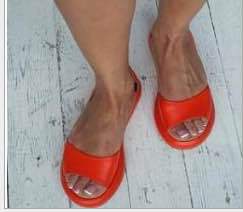 Damen offene Zehentrenner-Sandalen mit ergonomischem Fußbett EB
