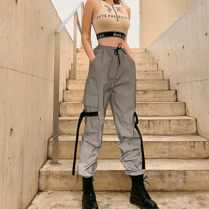 Damen moderne Cargo-Hosen EB