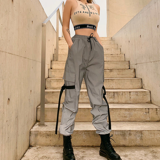 Damen moderne Cargo-Hosen EB