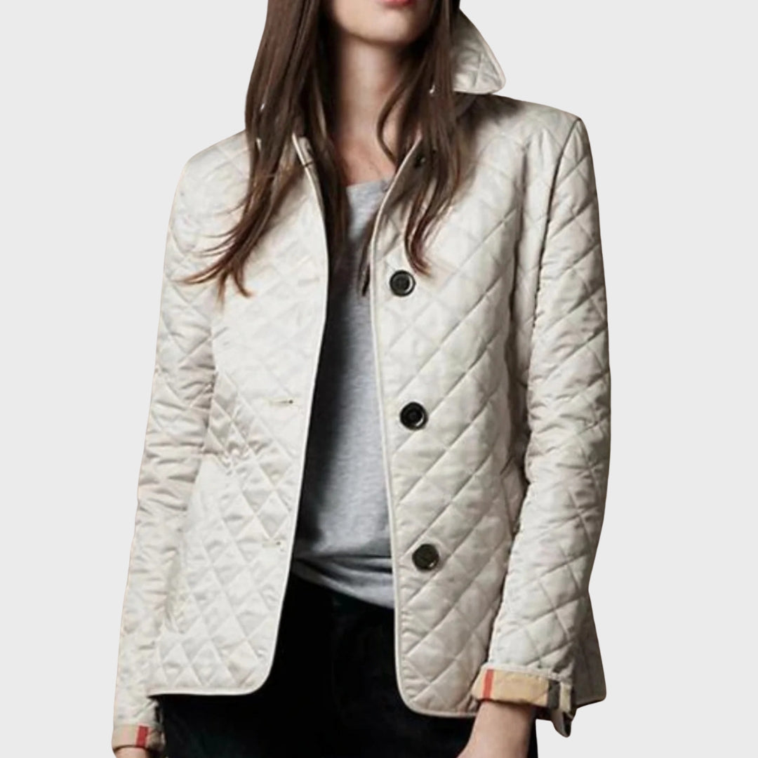 EB | Casual Steppjacke mit umgeschlagenem Kragen