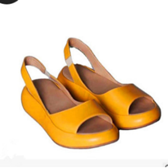 Damen offene Zehentrenner-Sandalen mit ergonomischem Fußbett EB