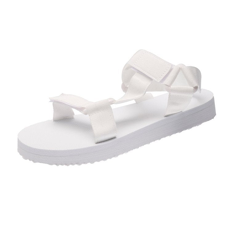 Damen Bequeme Riemensandalen mit verstellbaren Gurten EB