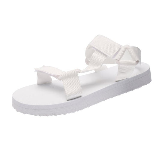 Damen Bequeme Riemensandalen mit verstellbaren Gurten EB
