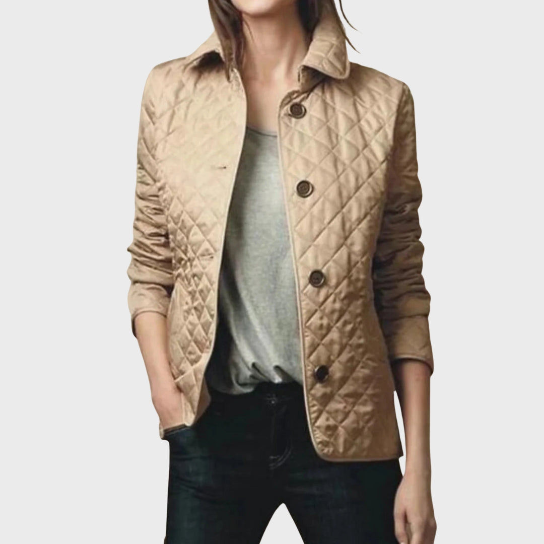 EB | Casual Steppjacke mit umgeschlagenem Kragen