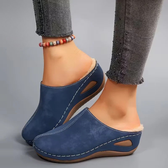 Damen-Mokassins mit Fleecefutter EB EB