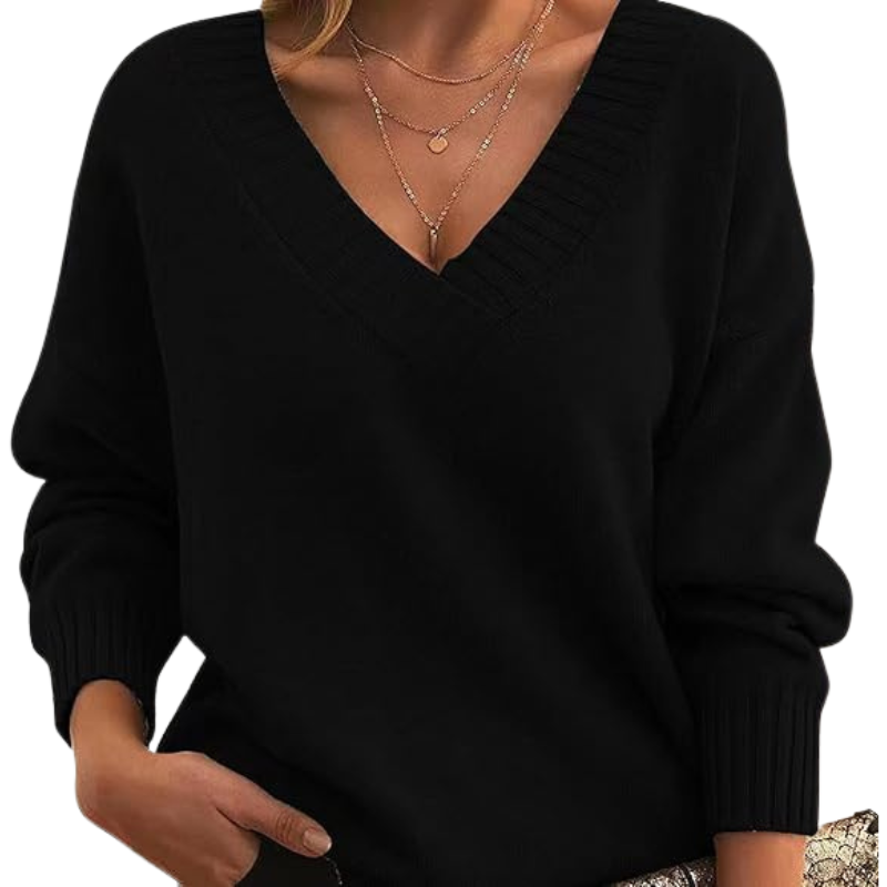EB | Schicker V-Ausschnitt Pullover für Frauen