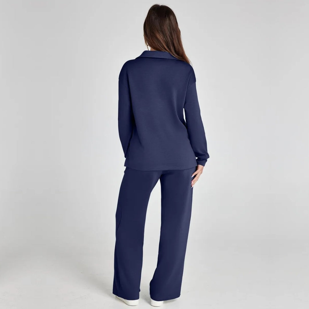 EB | Damen Loungewear Satz mit Weiten Hosen