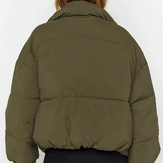EB | Kurze Pufferjacke mit Reißverschluss - Reißverschluss