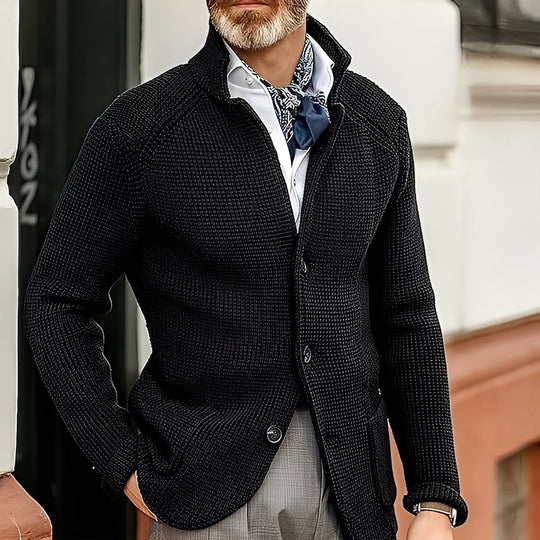EB | Stylischer Cardigan mit Stehkragen für Männer