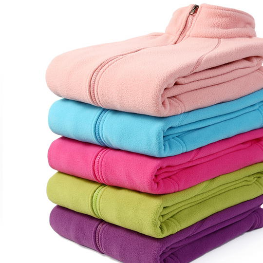 EB | Fleecejacke Damen Reißverschluss-Fleece mit Stehkragen