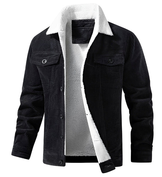 EB | klassische Cord-Plüschjacke für Männer