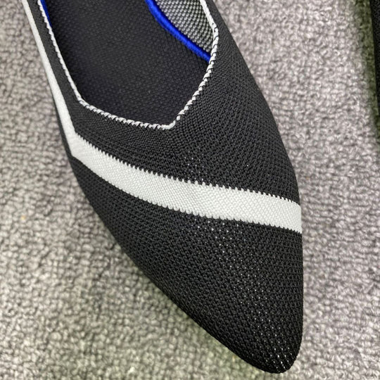Damen Ballerinas mit modischem Bast-Detail EB