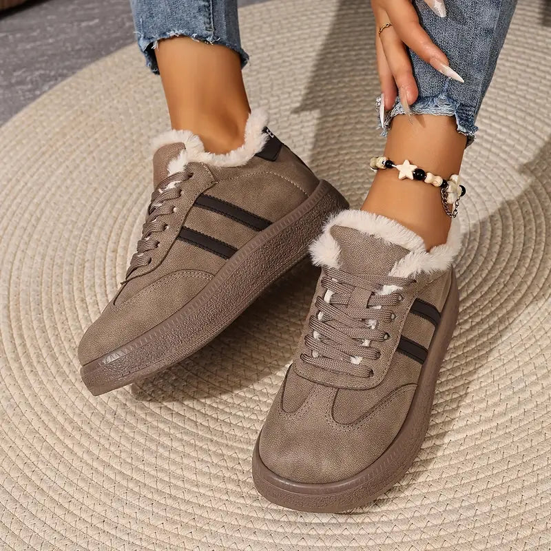 Bequeme Baumwoll-Sneaker mit warmem Innenfutter EB EB