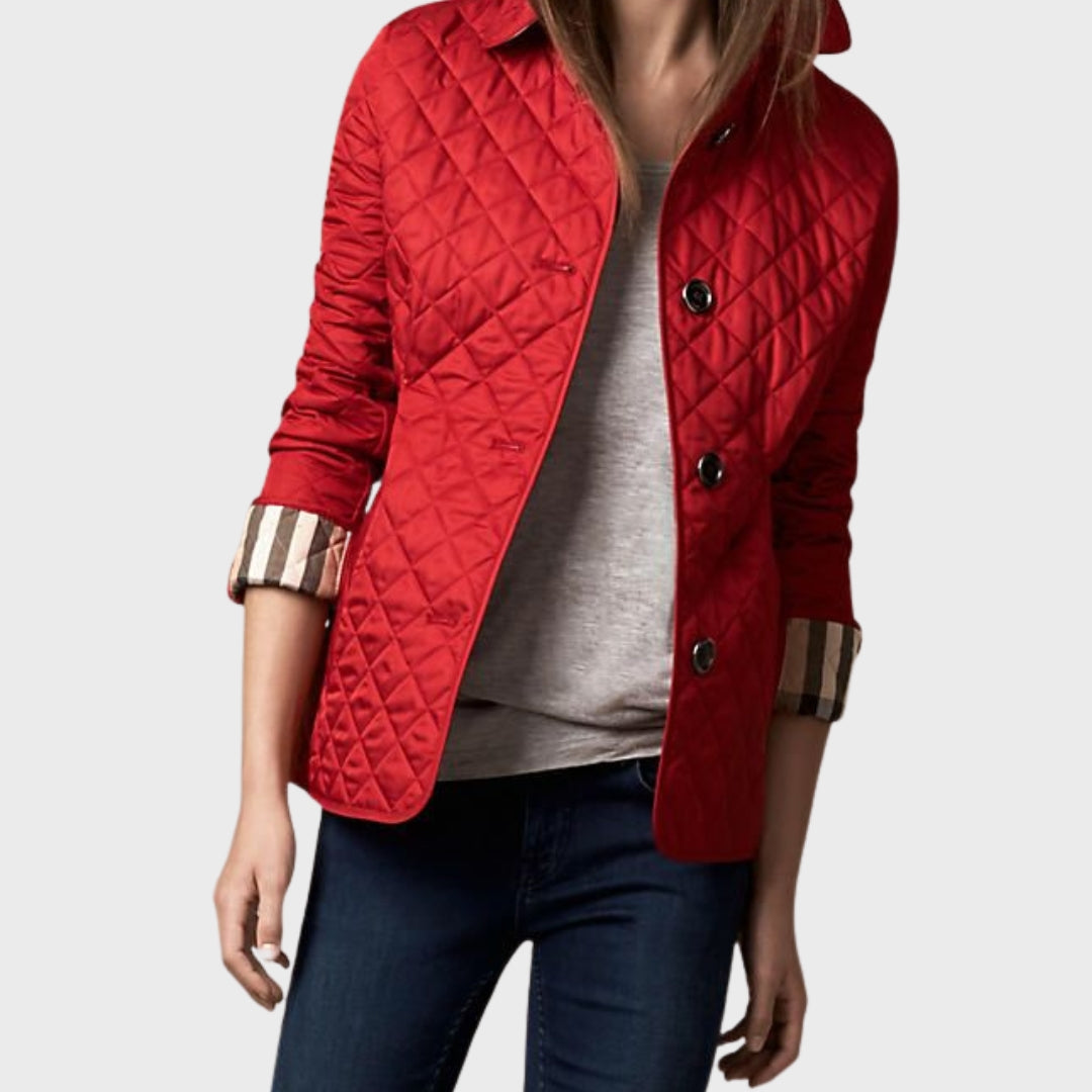 EB | Casual Steppjacke mit umgeschlagenem Kragen