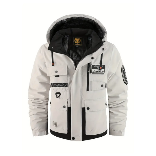 EB | Herren Outdoor-Jacke gepolstert mit abnehmbarer Kapuze