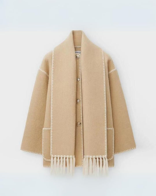 EB | Hepburn-Stil Wollcape Mantel