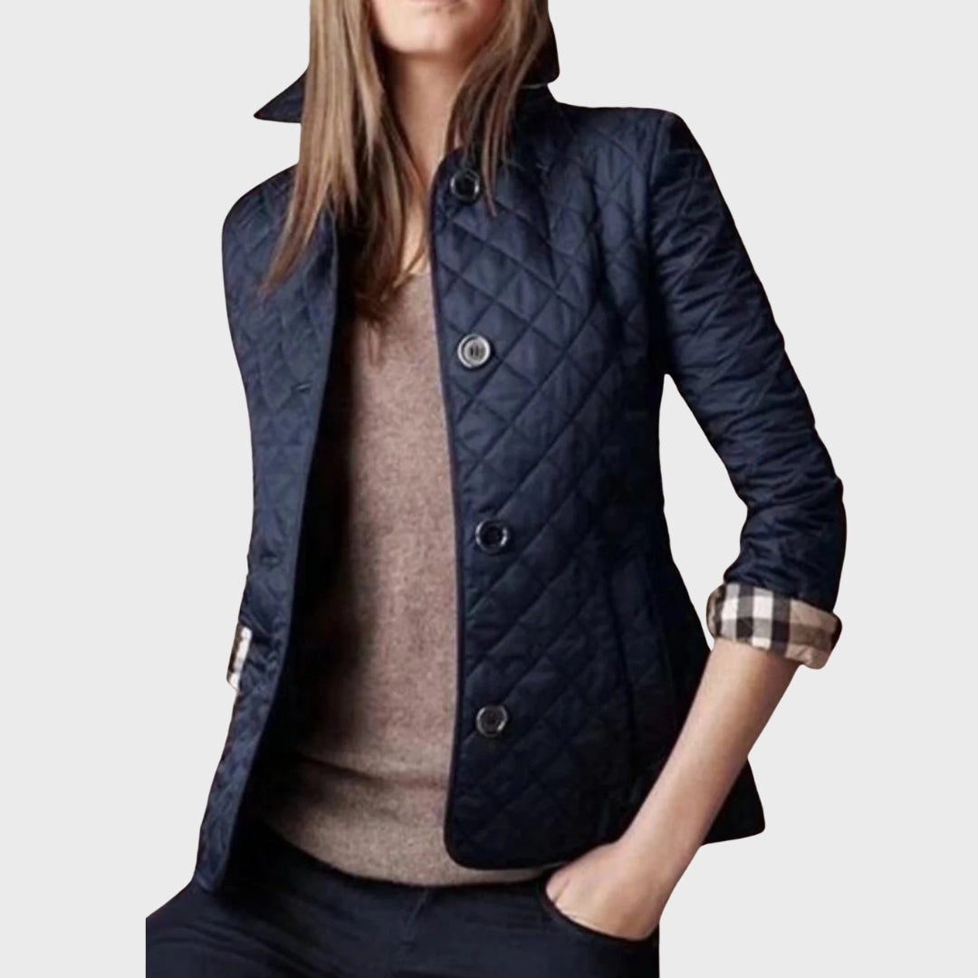 EB | Casual Steppjacke mit umgeschlagenem Kragen