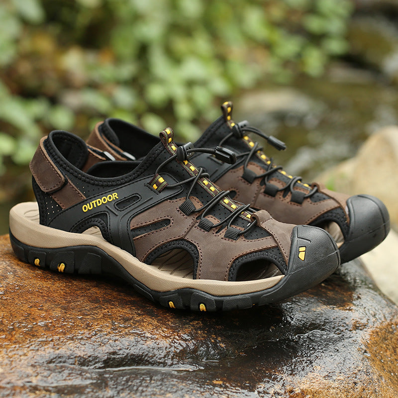 Damen Multifunktionale Outdoor-Sandalen mit Schnellverschluss und rutschfester Sohle EB