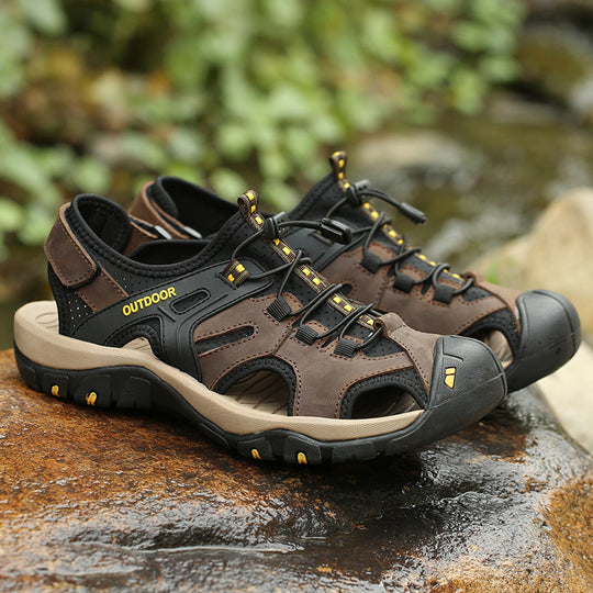 Damen Multifunktionale Outdoor-Sandalen mit Schnellverschluss und rutschfester Sohle EB