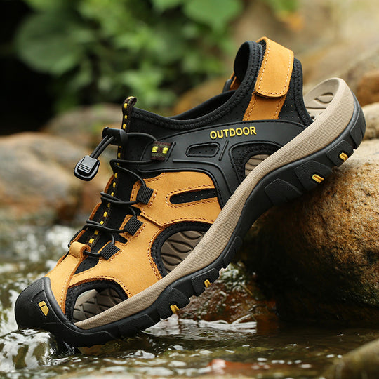 Damen Multifunktionale Outdoor-Sandalen mit Schnellverschluss und rutschfester Sohle EB