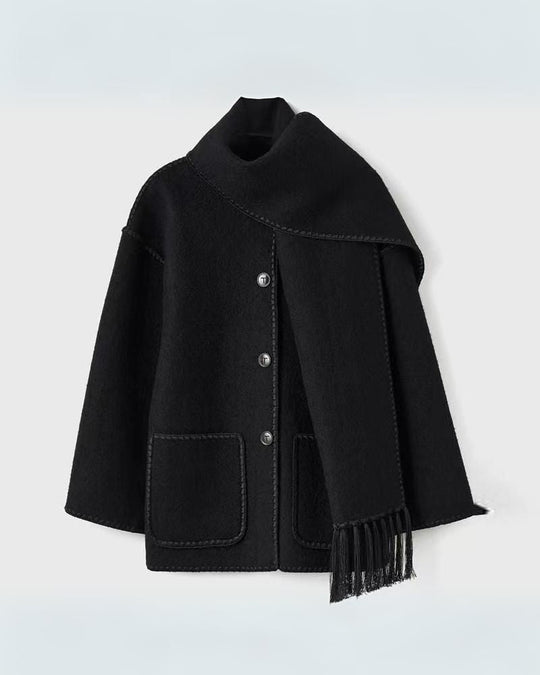 EB | Hepburn-Stil Wollcape Mantel