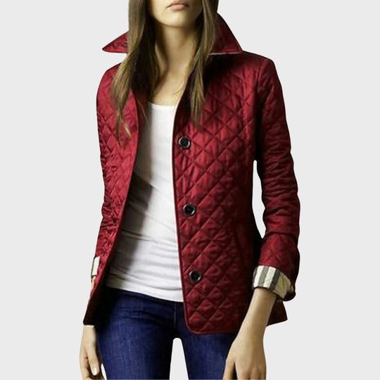 EB | Casual Steppjacke mit umgeschlagenem Kragen