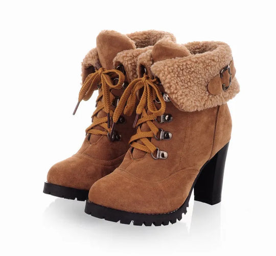 EB | Winterstiefel mit Absatz – Stylisch und Warm