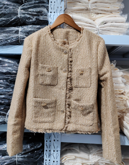 EB | Klassisch geschnittener Tweed-Blazer