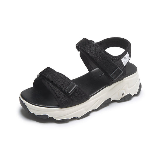 Damen Sportliche Sandalen mit verstellbaren Riemen und dämpfender Sohle EB