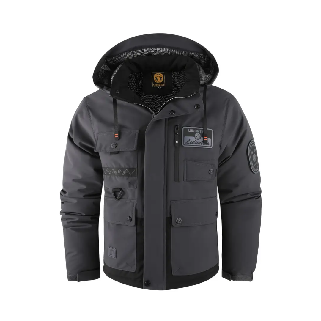 EB | Herren Outdoor-Jacke gepolstert mit abnehmbarer Kapuze