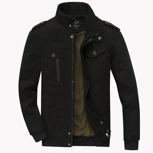 EB | Herrenjacke Baumwolle Militär Casual